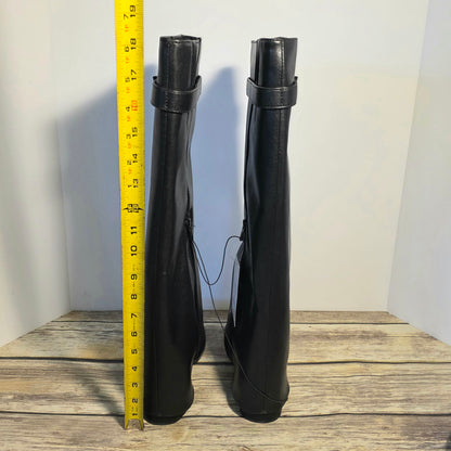 Women's Tambra Fold Over Tall Boots  7.5 A New Day™ Black