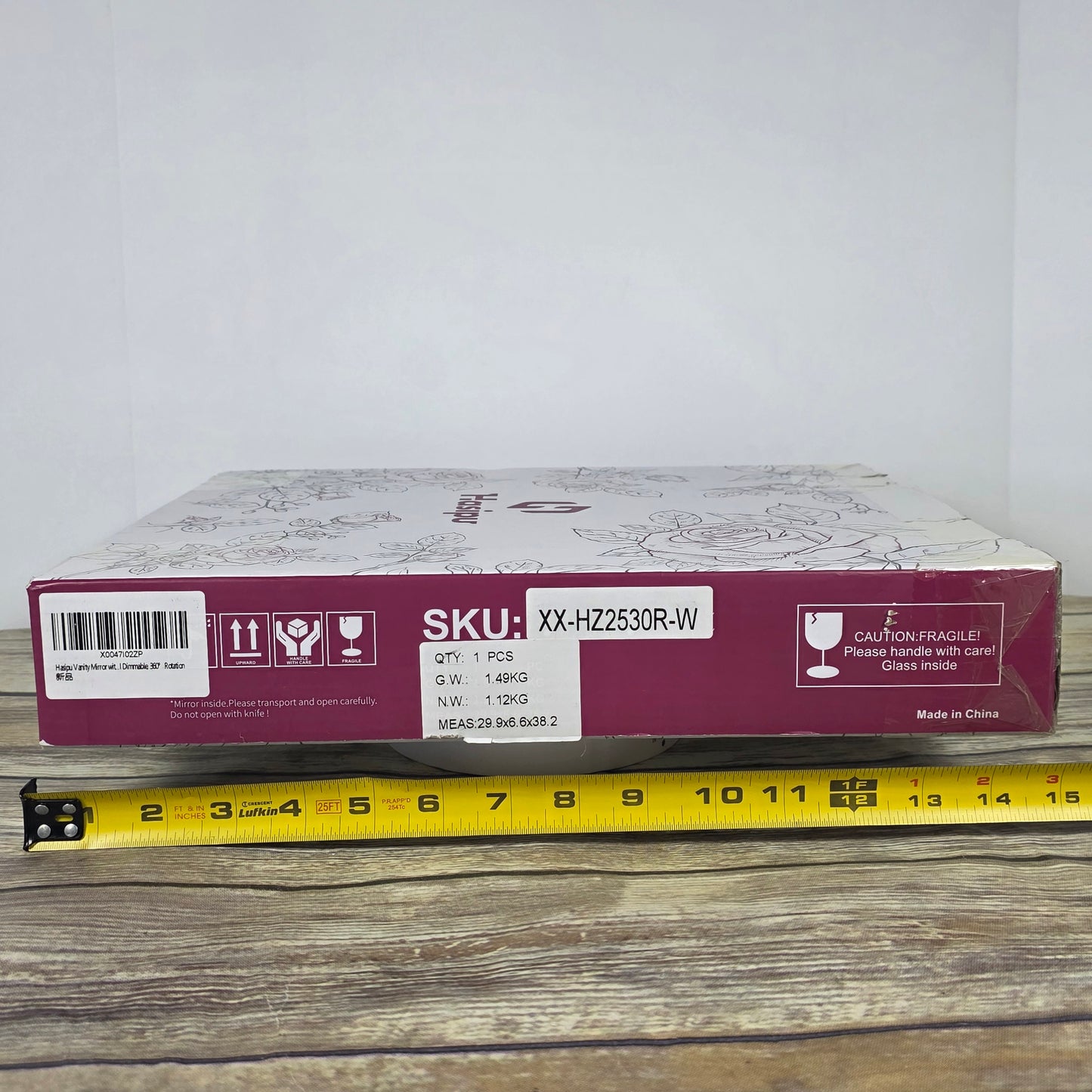 NIOB New Hasipu Makeup Mirror XX2530 25CMx30CM 12V-DC