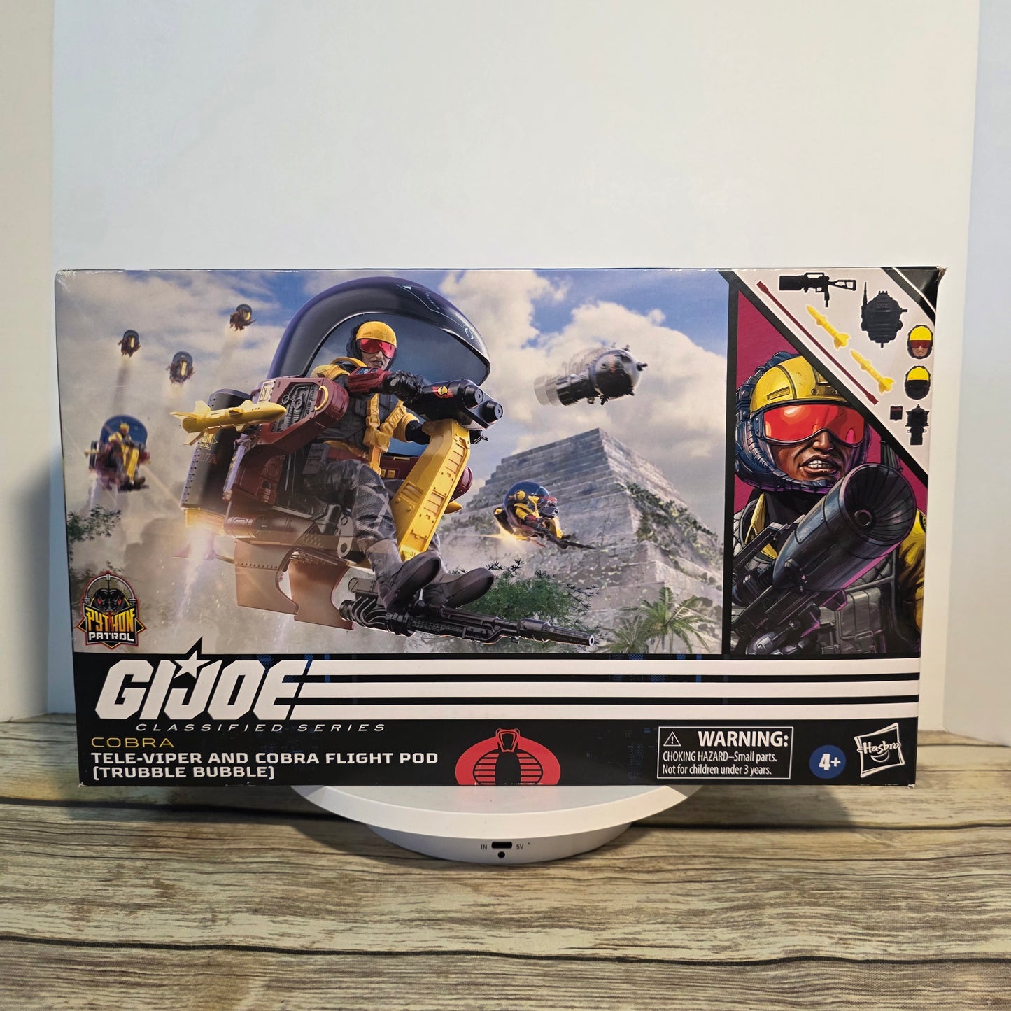 NIB New GI Joe Cobra  Tele-Viper and Cobra Flight Pod Trubble Bubble