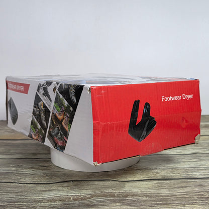 NIB New Mandelio Portable Electric Shoe Glove Boot Dryer Rack