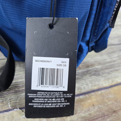 NWT New Skechers Navy Blue Backpack 6928 Bookbag