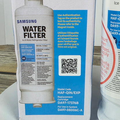NIB New Samsung Ice & Water Refrigerator Filter HAF-QIN/EXP DA97-17376B