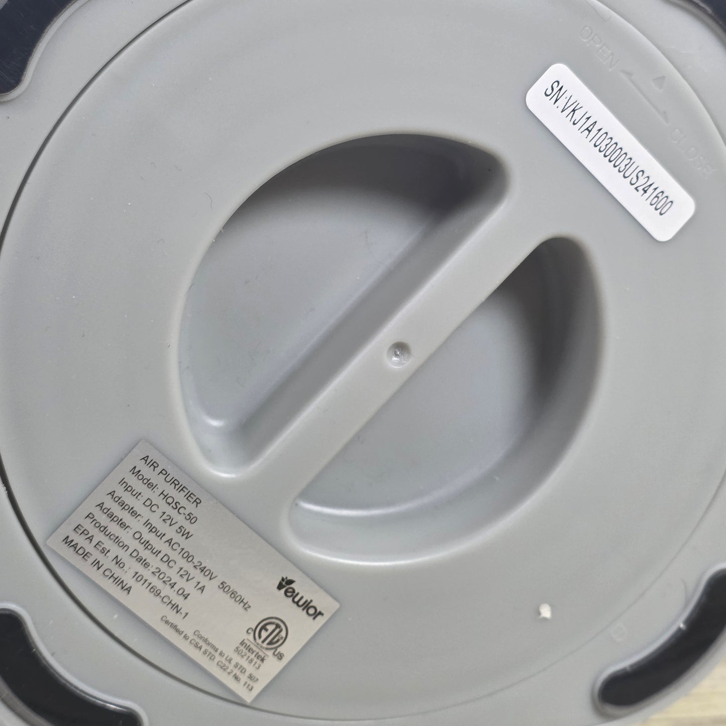 NIOB New Vewlor Air Purifier HQSC-50