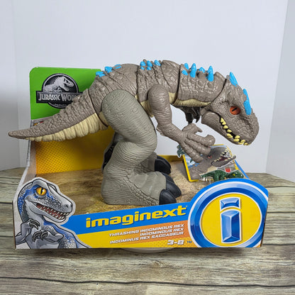NIB New Fisher Price Imaginext Thrashing Indominous Rex Dinosaur Toy