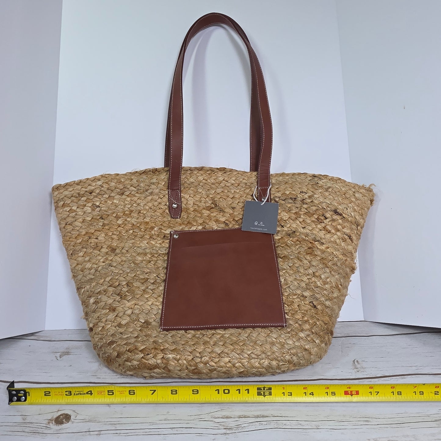 NWT New Haute Hippie Straw Woven Shoulder Bag #10781