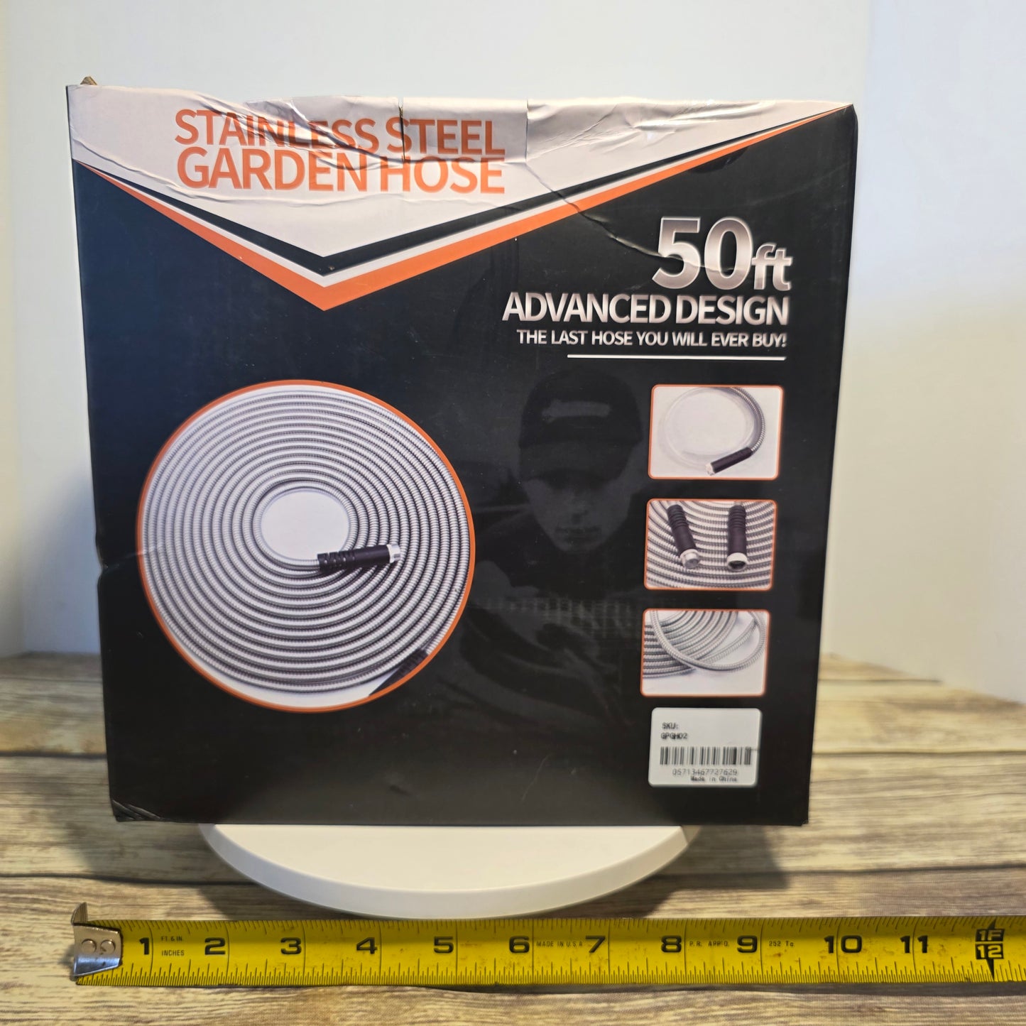 NIB New Stainless Steel Garden Hose 50ft Advanced Design