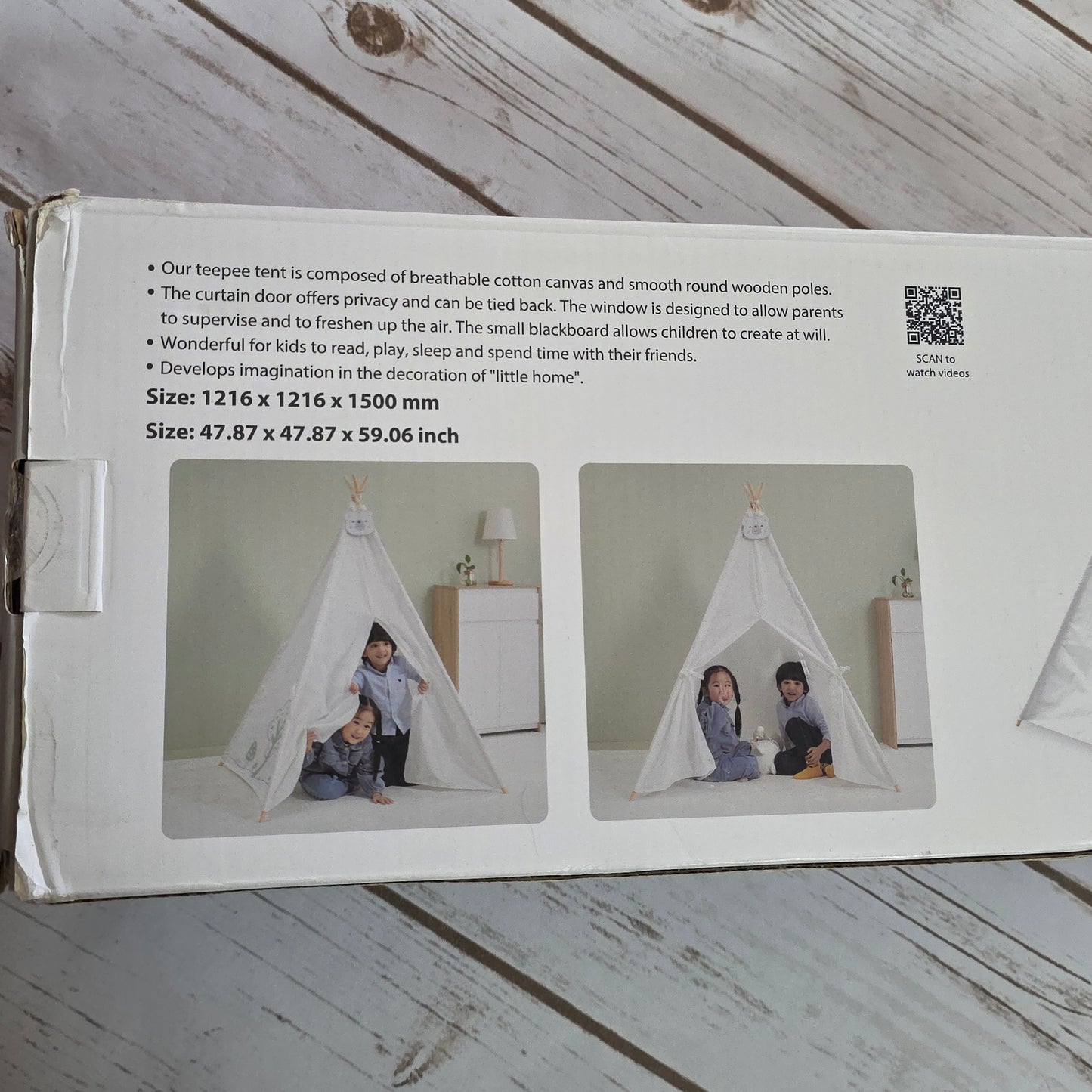 NIB New Kids PolarB Teepee Tent 44095 Nursery