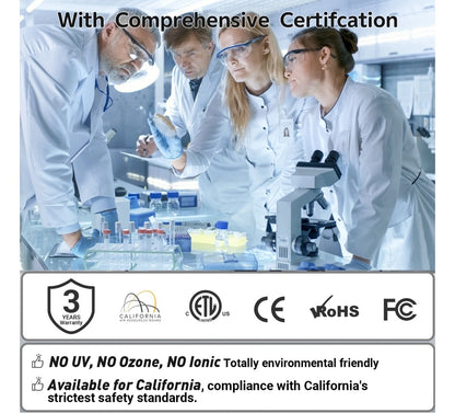 NEW AIRFIRE HEPA Air Purifier for Home 1300 Sq Ft Black Model AP201