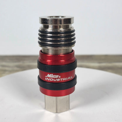 Milton s-1773: 2 In One Universal Safety Exhaust Coupler – 1/2" Fnpt X 1/2" Body Flow