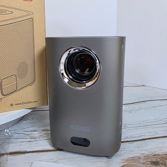 NIB New EGJSG 1080P Portable Projector V3 Gray 5G&2.4G WiFi