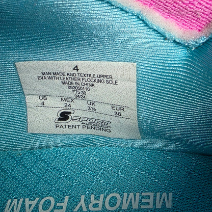 NIB New S Sport by Skechers Kristin Hands Free Step-Ins Pink Girls 4