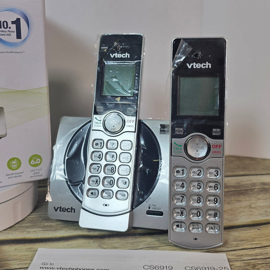 Vtech Cordless Phone System 2 Handset w/ Caller ID CS 6919-2