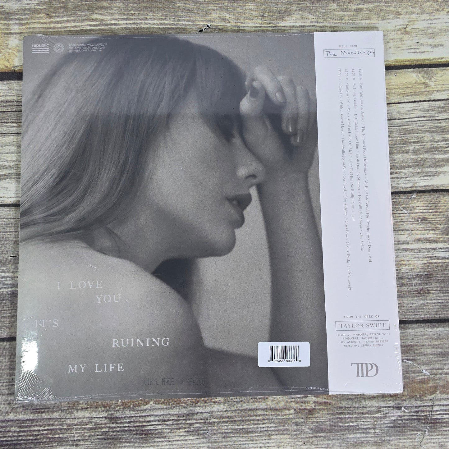 NIP Taylor Swift The Tortured Poets Department Sealed