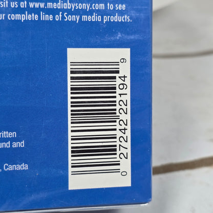 Lot of 6 New SEALED SONY 6Hrs Premium Grade VHS Video Cassette Tapes T-120VF