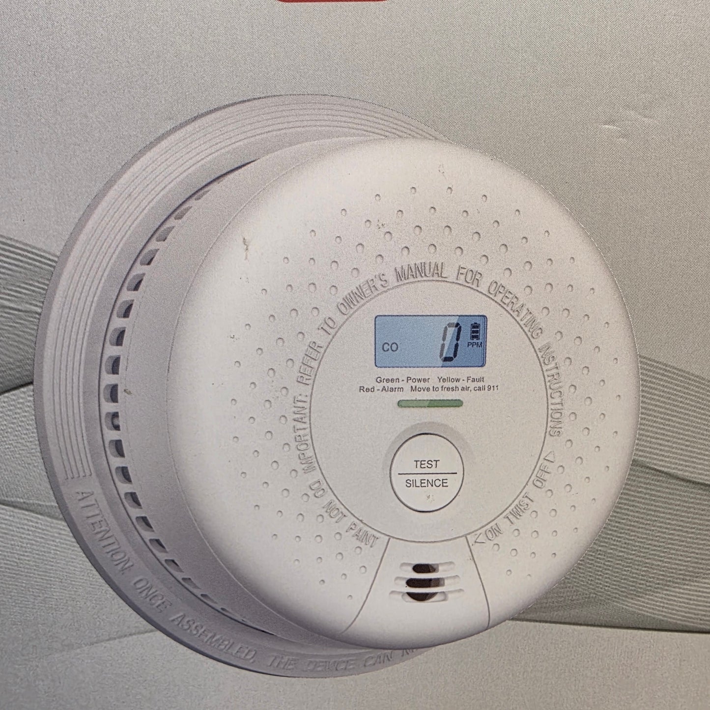 X-Sense Smoke Detector Carbon Monoxide Detector Combo, 10-Year Battery Smoke Detector with Display, Standalone Model SC01, Single Pack