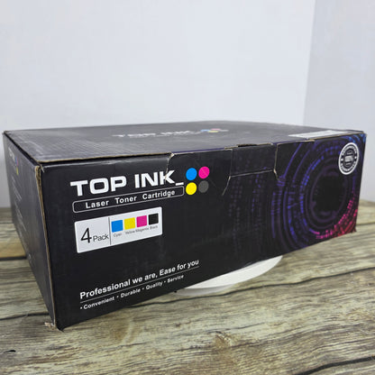 NIB New TOP INK Toner Cartridge TP-BRTN221S | 225H(U)-4 Pack BROTHER