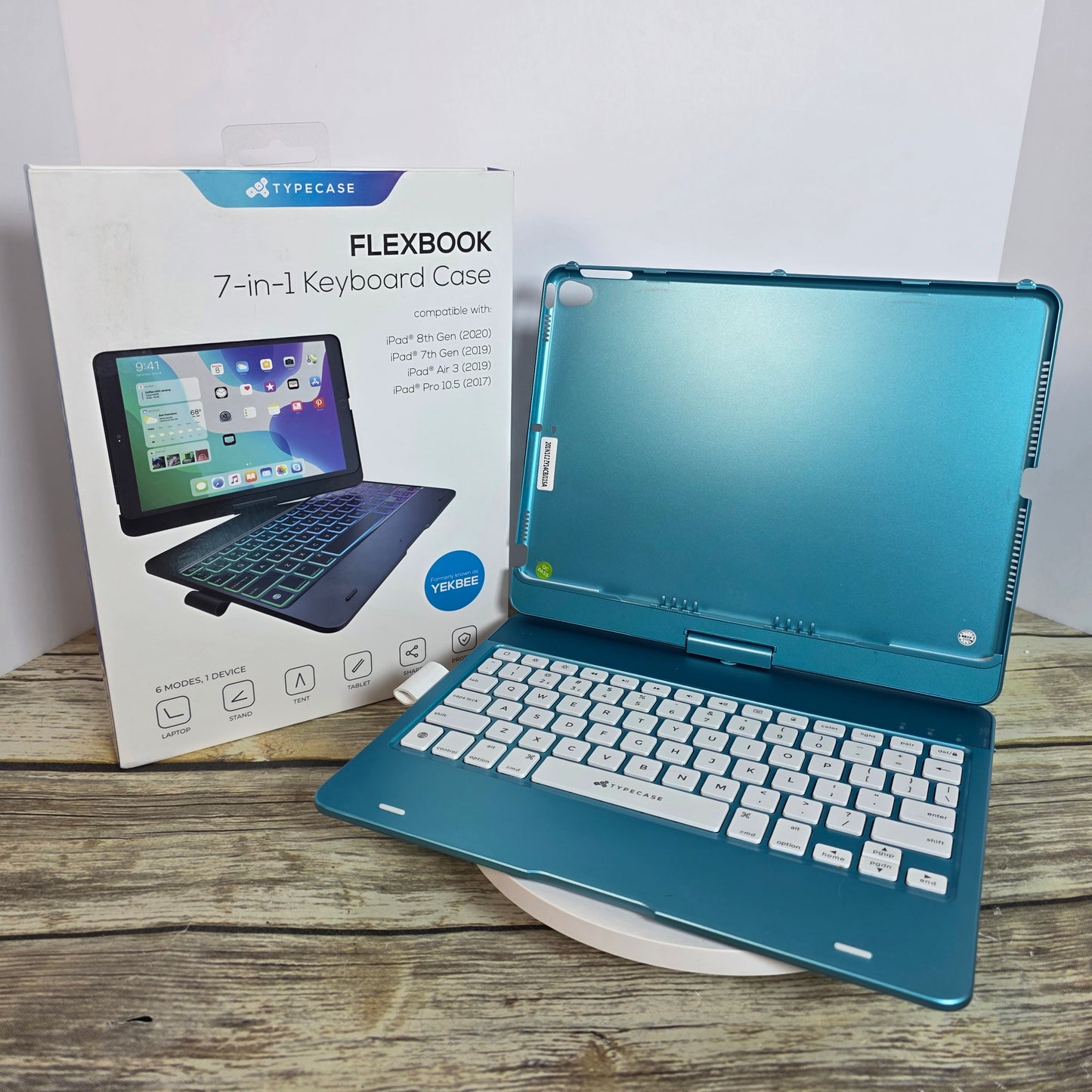 Typecase Flexbook 7-in-1 iPad Keyboard Case for 10.2 or 10.5 Protective Case Green