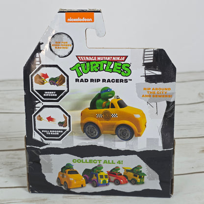 NIB New Teenage Mutant Ninja Turtles Rad Rip Racers Leonardo & Casey Jones