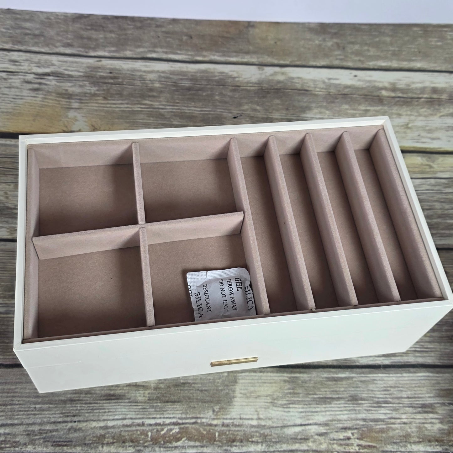 NIOB New SONGMICS Jewelry Box JBC164W01 White