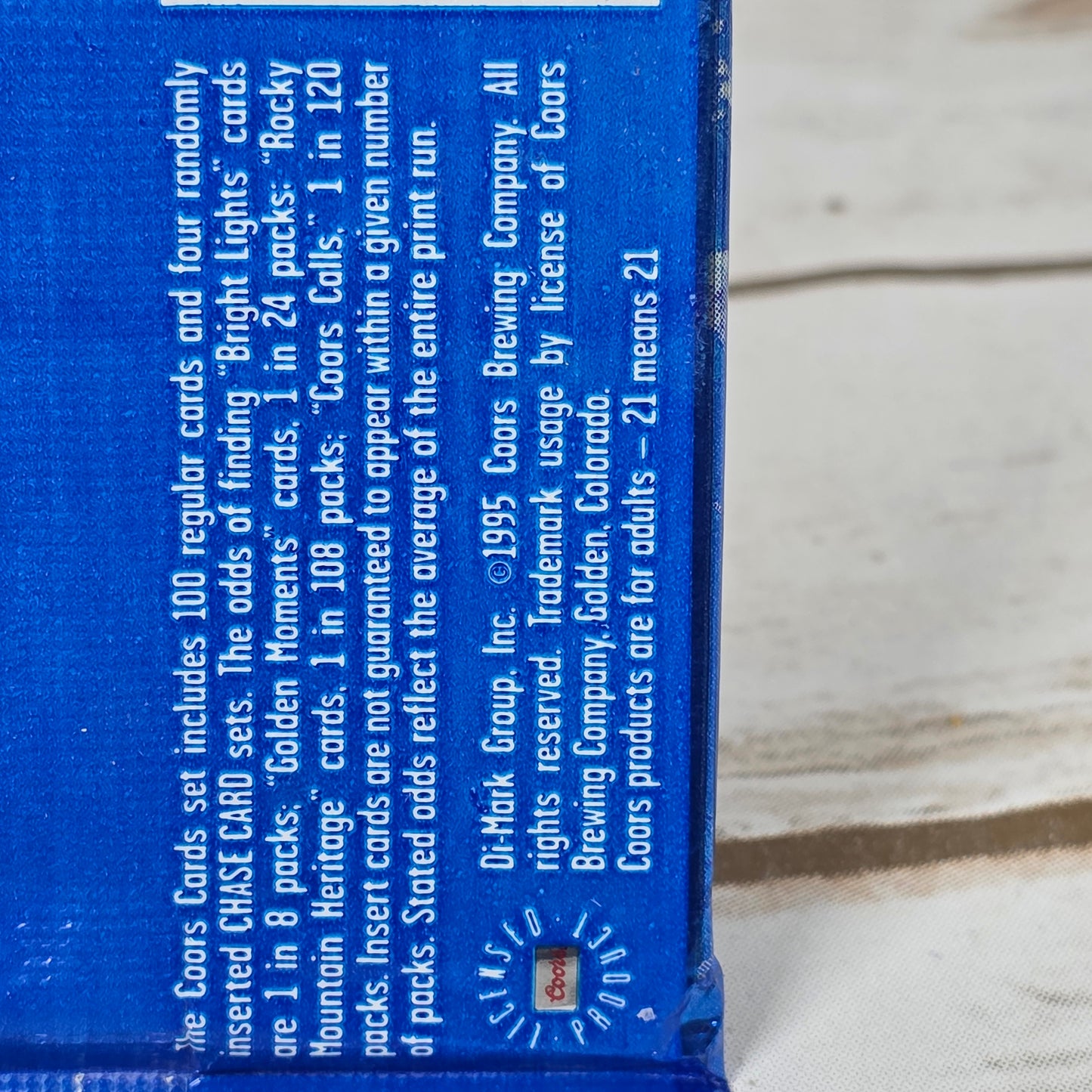 NIP New Coors Collectors' Cards 8 Super Premium Cards Per Pack