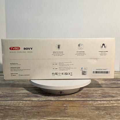 NIOB New TYMO Rovy Wave Curling Iron Pink Hair Styling Curling Iron Hair Crimper Waver - TYMO ROVY Beach Waves Curling Wand, Ionic Deep Waver Hair Curler Tool with Ceramic 3 Barrel for Women, Dual Voltage, Anti-Scald, Easy to Use, Pink, 1.25 Inch