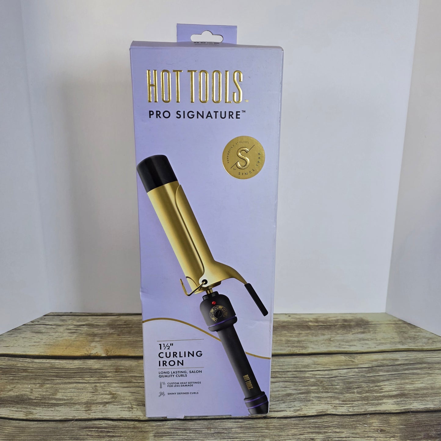 NIOB New HOT TOOLS Pro Signature 1 1/2" Curling Iron