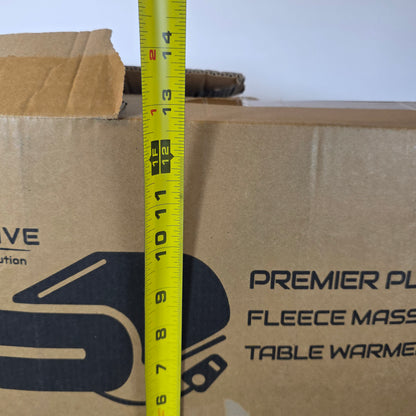 NIOB New SOGAWAVE Premier Plush Fleece Massage Table Warmer- 10 Heat Settings