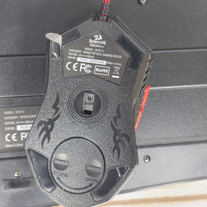 NIOB New Red Dragon S101 Gaming Keyboard + Mouse Combo Set S101-3