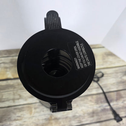 NIOB New Ecoself Big Mouth Slow Juicer Black SJ-050C