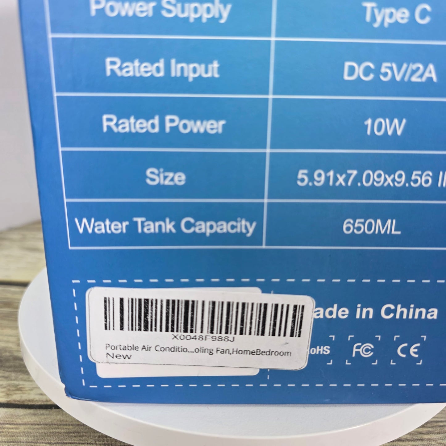 NIOB New Portable Air Conditioner Cooler F16