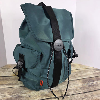 NWT New MIXI 17" Backpack Laptop Bag Abyssal Green KM5228