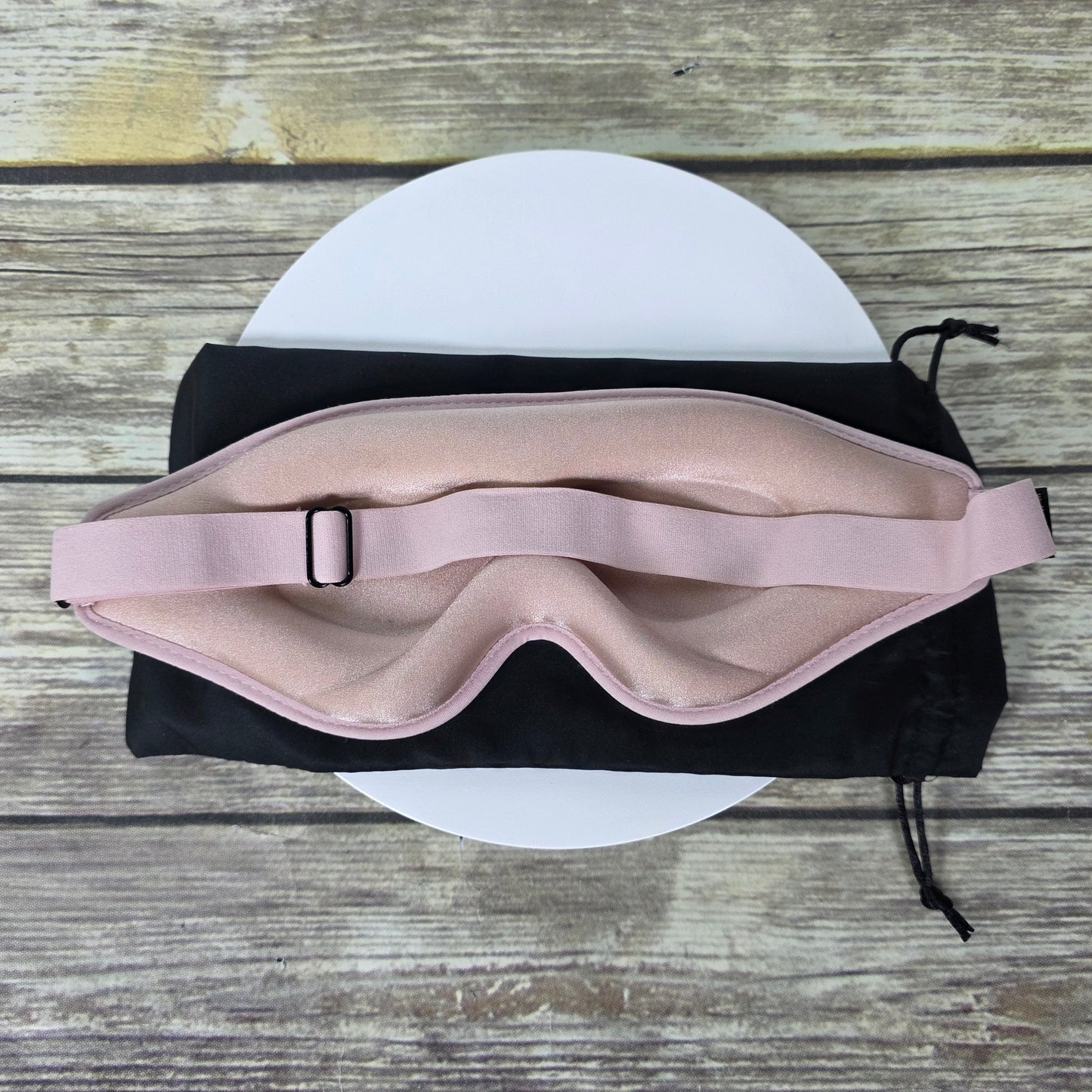 BeHoomi Sleep Mask w Ear Plugs Pink