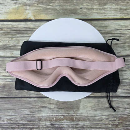 BeHoomi Sleep Mask w Ear Plugs Pink