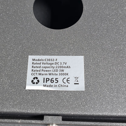 NIOB New MVBT Solar Modern Post Light Flat C3032-F S20