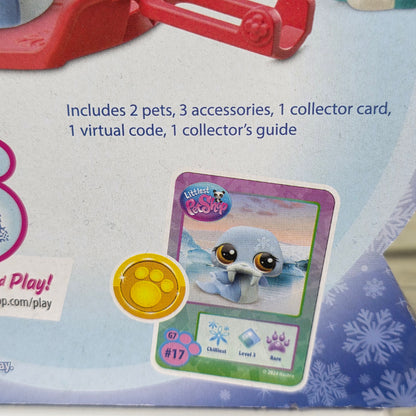 NIP New Littlest Pet Shop 2024 Generation 7 Winter Wonderland Figure 2-Pack