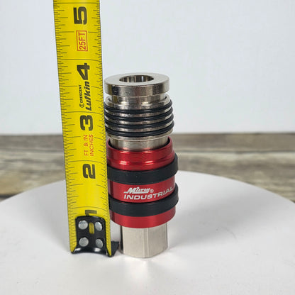 Milton s-1773: 2 In One Universal Safety Exhaust Coupler – 1/2" Fnpt X 1/2" Body Flow