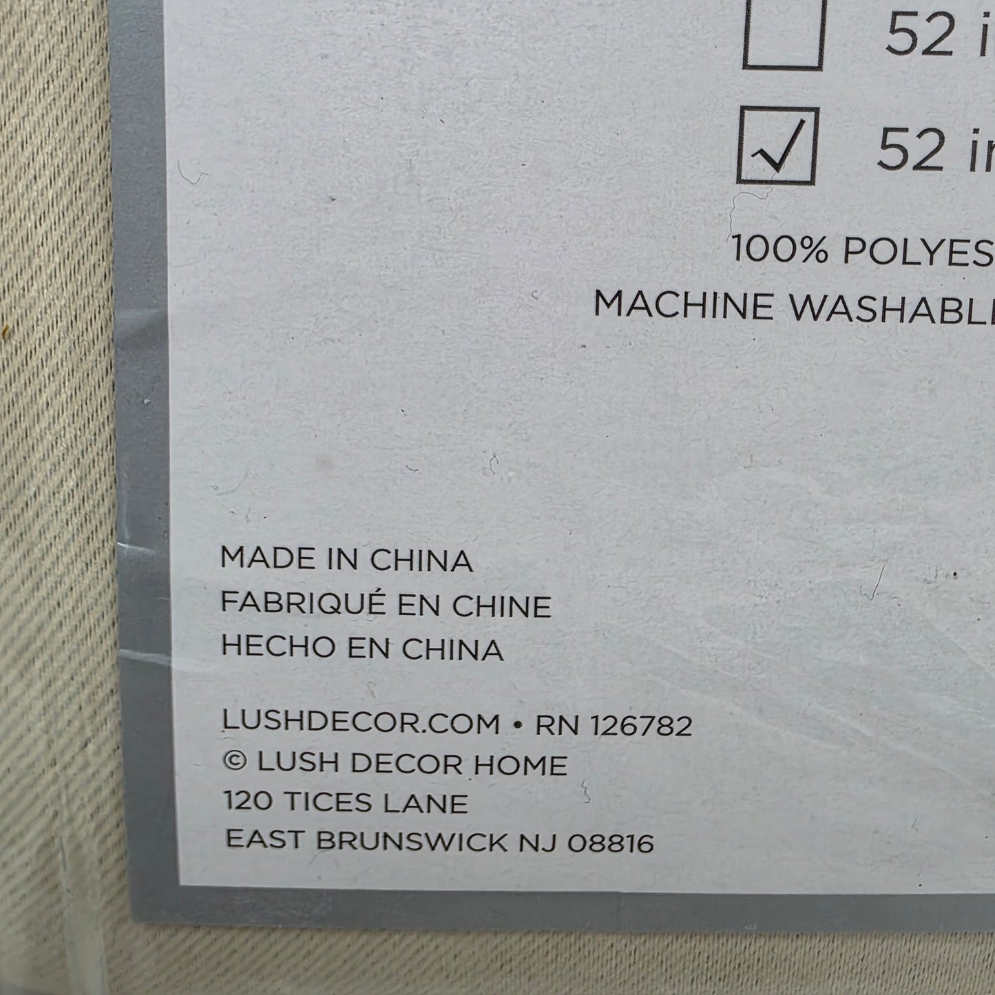 New LUSH DECOR Two Blackout Window Panels Insulated Grommet Wheat Pair 52x120" MSRP $140