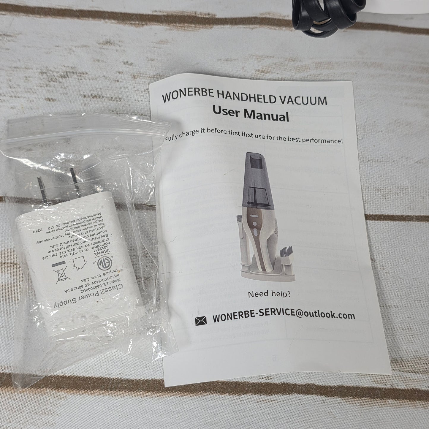 NIOB New WONERBE Handheld Vacuum Cleaner Portable Vacuum