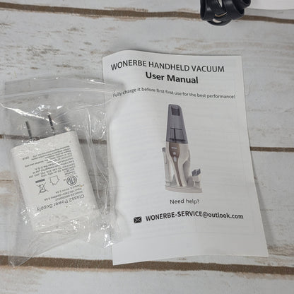 NIOB New WONERBE Handheld Vacuum Cleaner Portable Vacuum