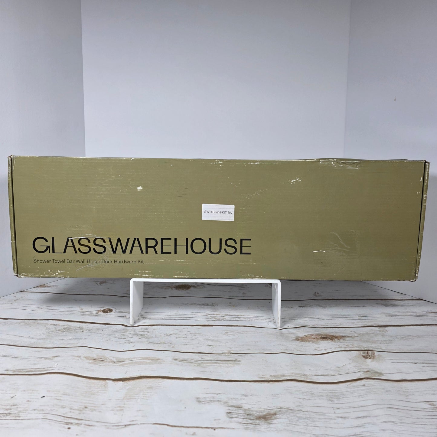 NIOB New GLASSWAREHOUSE Shower Towel Bar Hinge Door Hardware Kit GW-TB-WH-KIT-BN