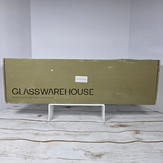 NIOB New GLASSWAREHOUSE Shower Towel Bar Hinge Door Hardware Kit GW-TB-WH-KIT-BN