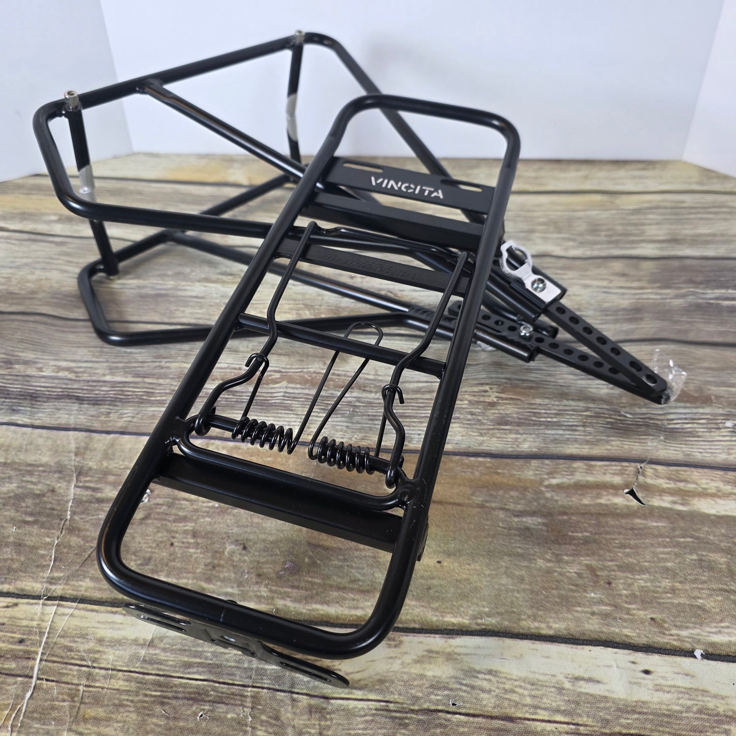 VINCITA Fat Tire Bike Cargo Luggage Rack Max Load 60lbs. MISSING HARDWARE