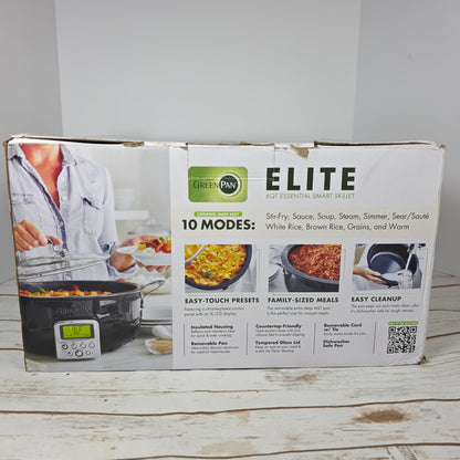 NIOB New GreenPan Elite 6Qt Essential Smart Skillet Pan CC005091