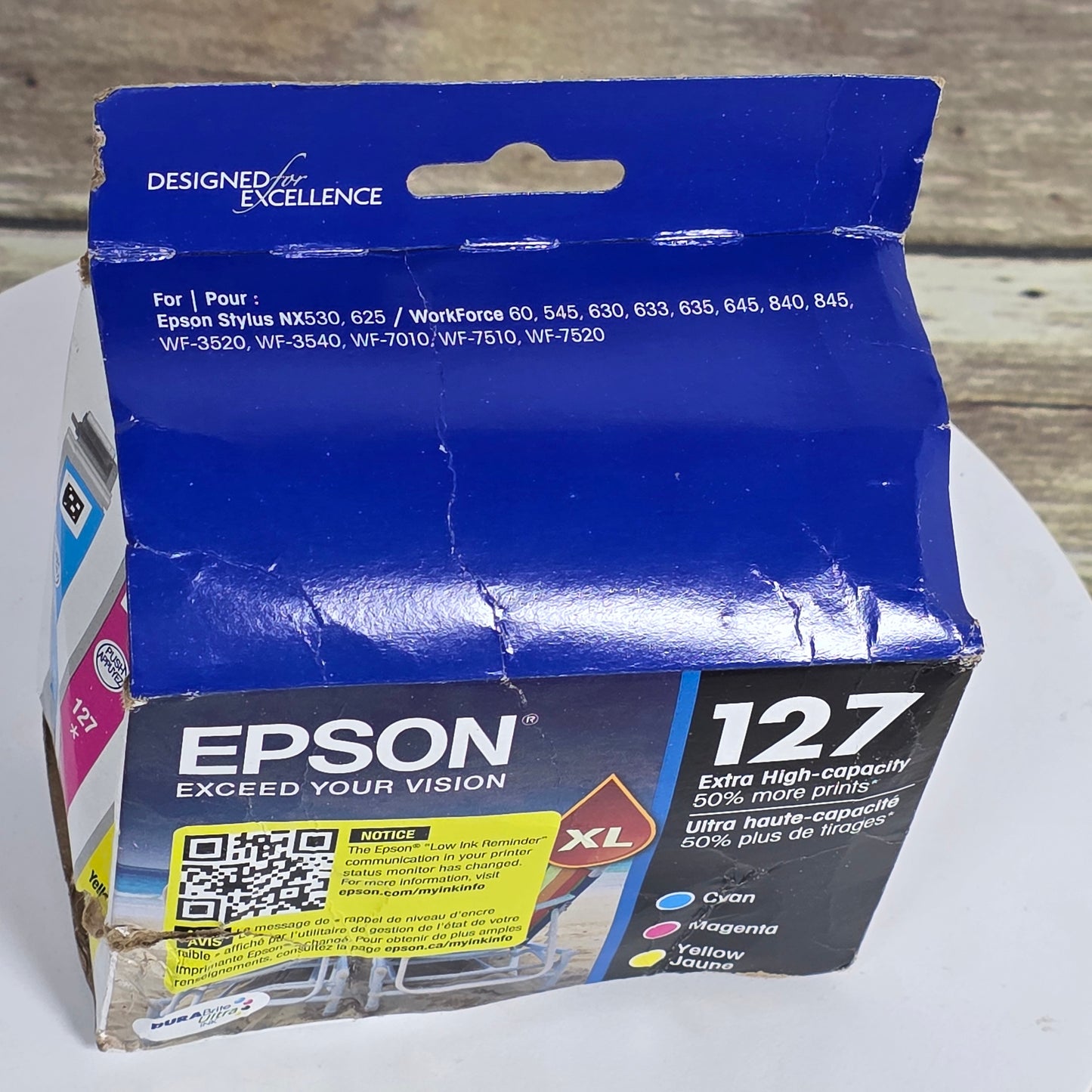 New Epson 127 Extra High Capacity Color Ink Cartridge XL