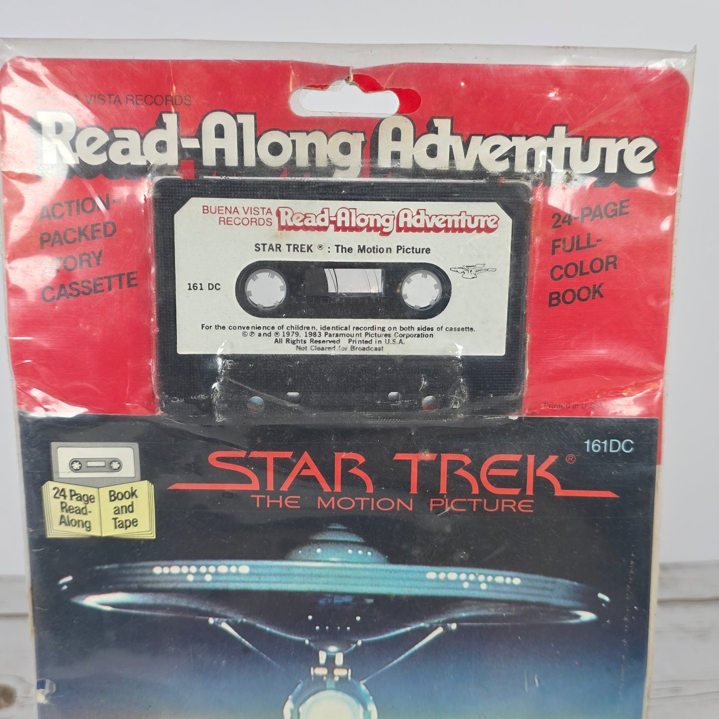 Vintage Star Trek Read-Along Adventure Action-Packed Story Cassette