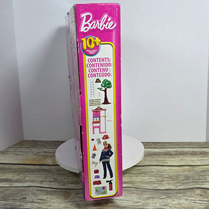 NIB Barbie You Can Be Anything Firefighter Playset