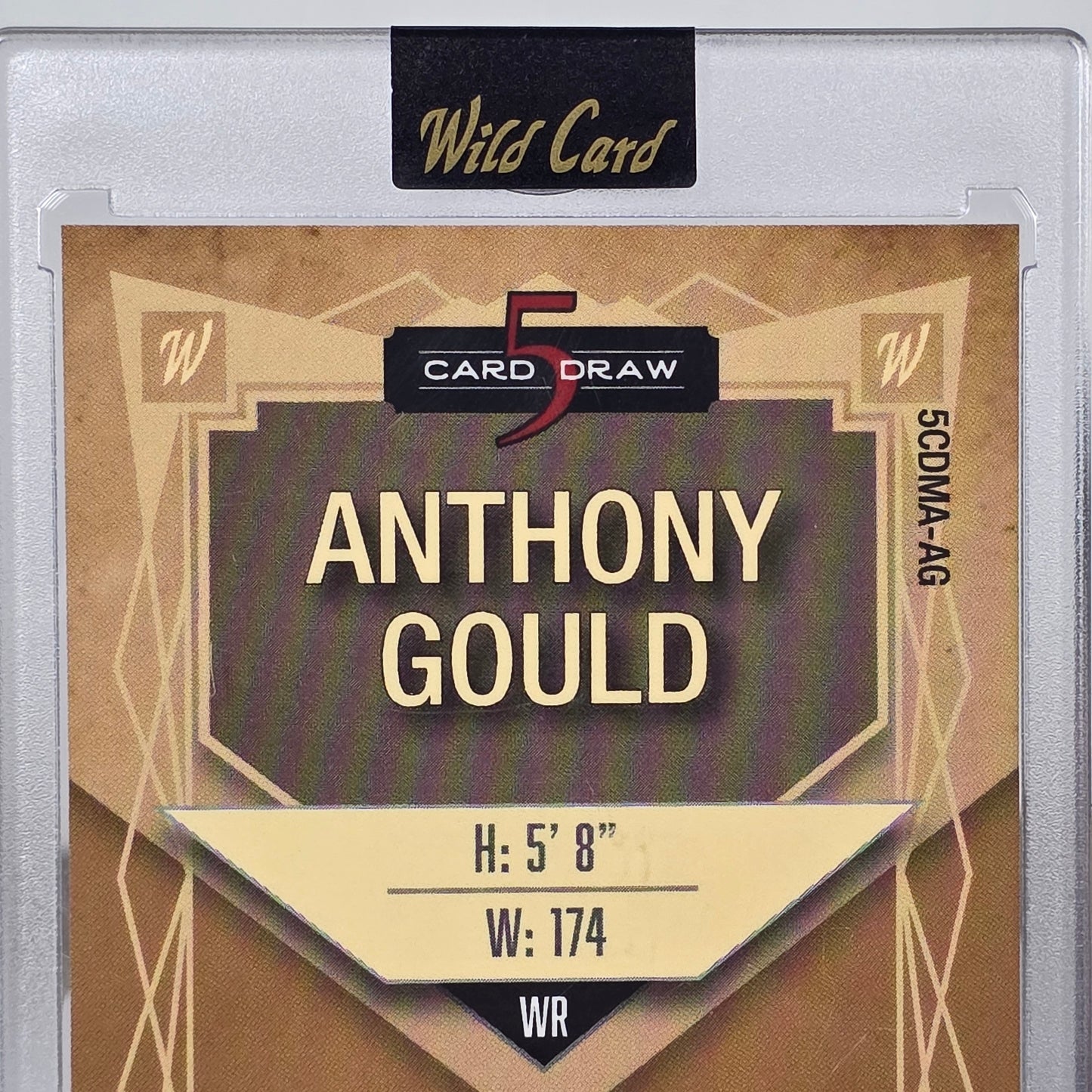 Autographed Anthony Gould Wild Card 5 Card Draw 2/2