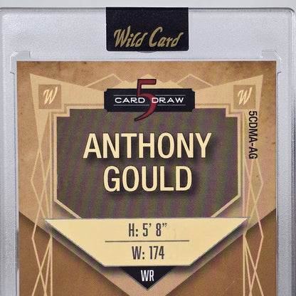 Autographed Anthony Gould Wild Card 5 Card Draw 2/2