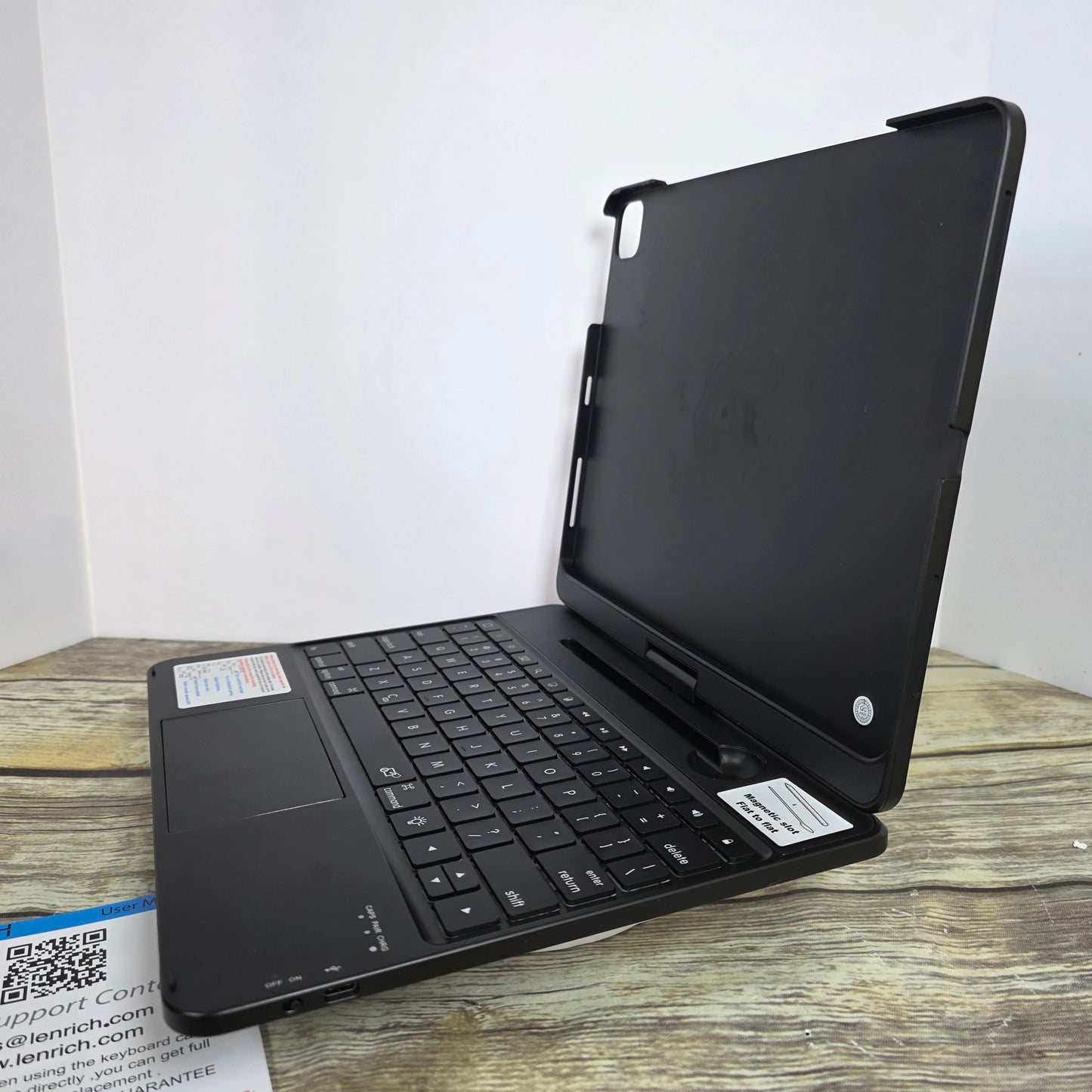 NIB New LENRICH Keyboard+Case for 12.9" Pro & 13" Air M2