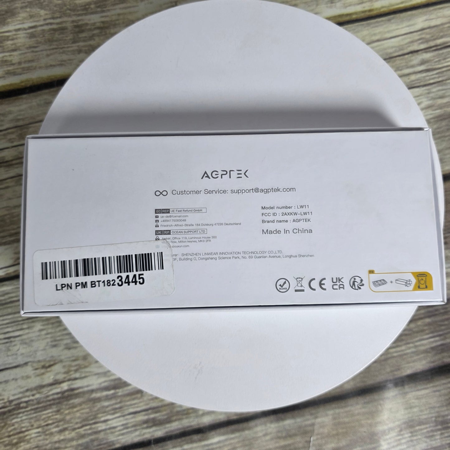 AGPTEK Smart Watch for Women, 5ATM Waterproof Smartwatch for Android and iOS